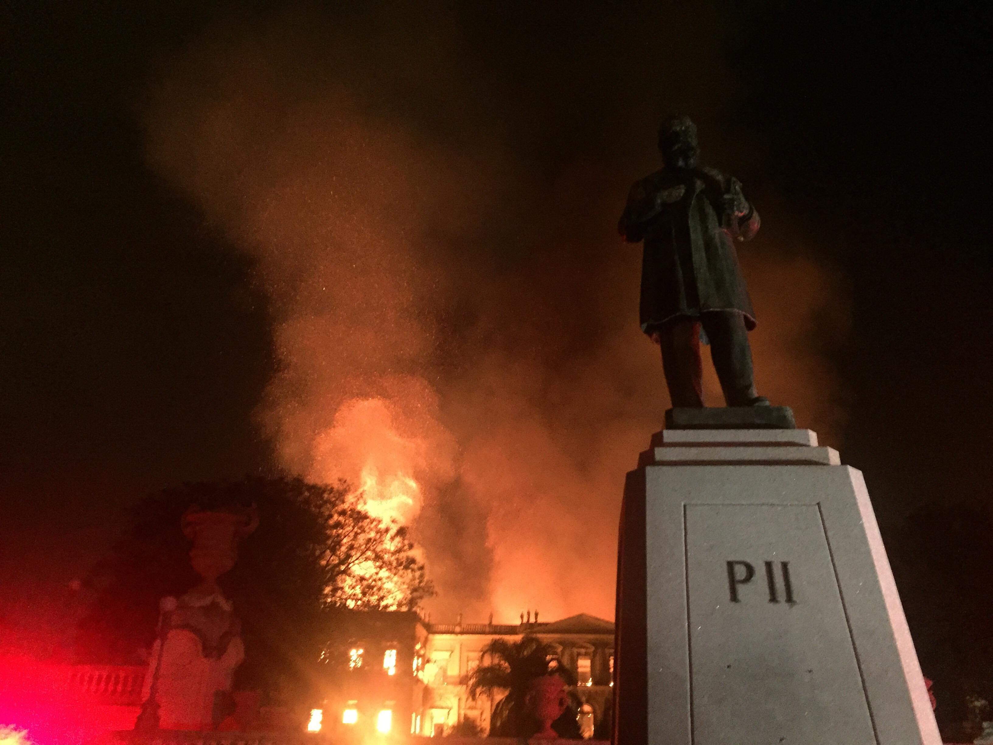 Fire at Museu Nacional