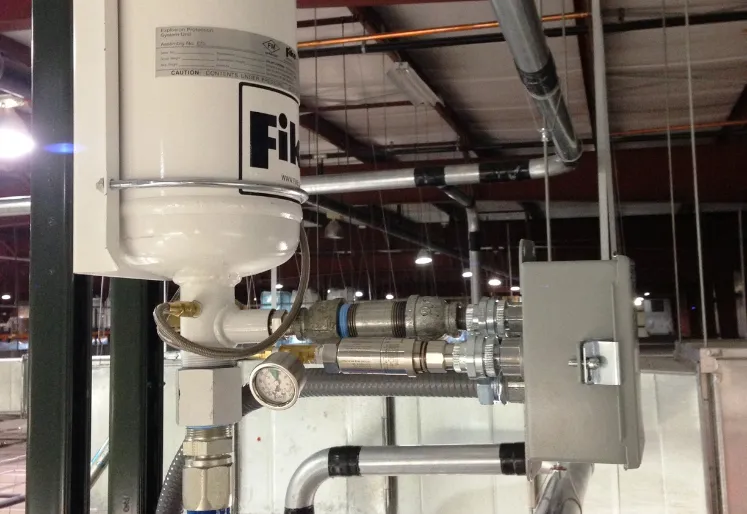 active isolation SRD installed