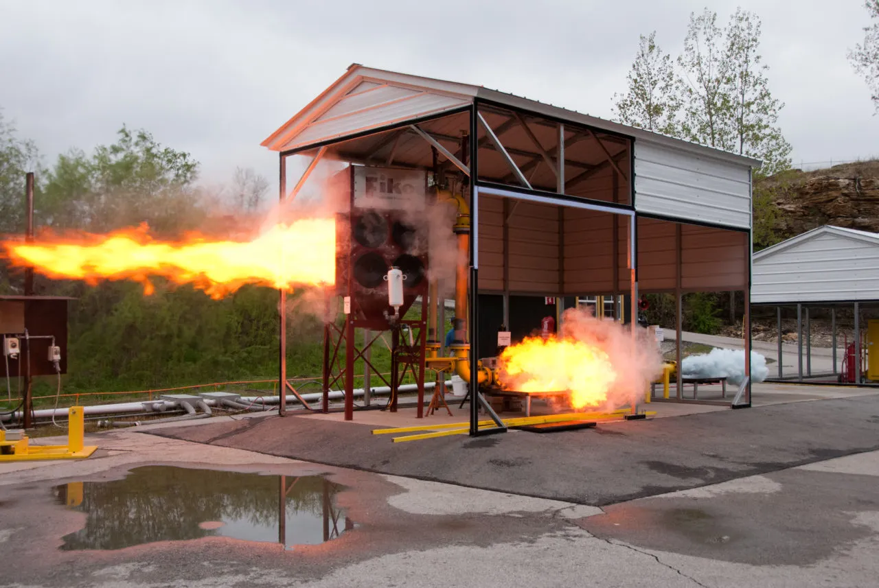 flame propagation front angle